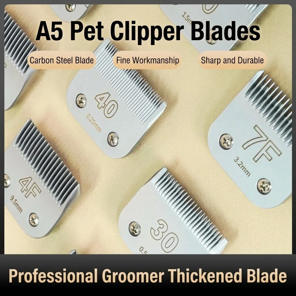 Professional Pet Dog Clipper Blade Fit Replacement A5 Blade for Most Andis,Oster A5 Animals Clippers
