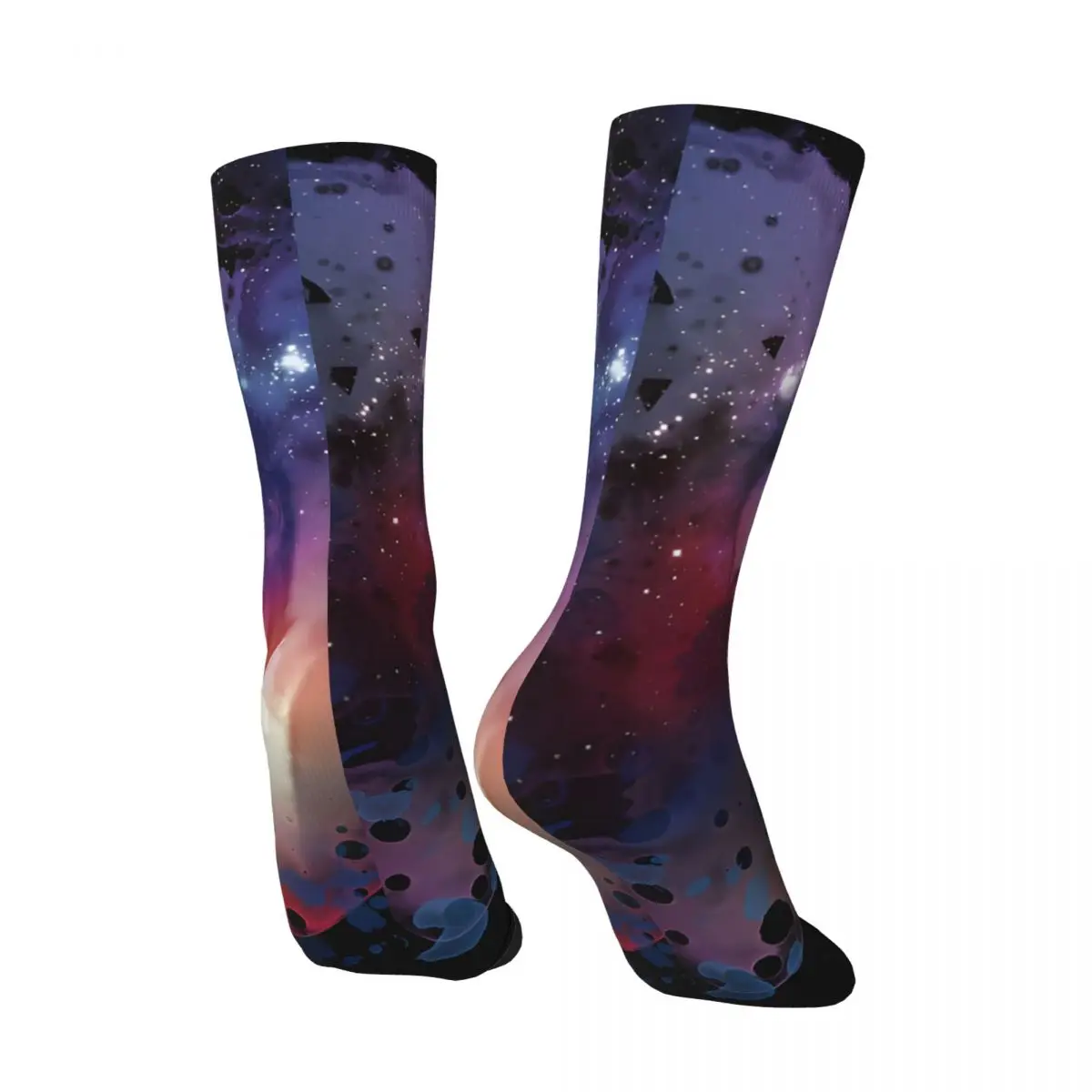 Crazy compression Sock for Men Mulder & Scully In The Stars Hip Hop Harajuku The X-Files Happy Seamless Pattern Boys Crew Sock