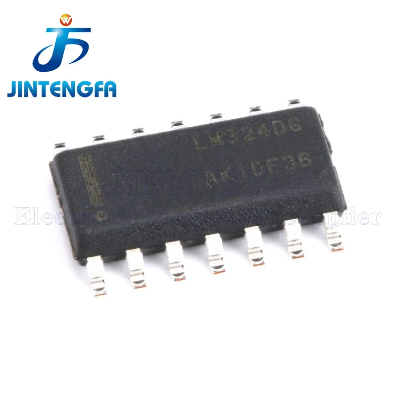 50 قطعة LM324DR2G SOP-14 LM324DG LM324DR LM324 SMD إمدادات واحدة رباعية مكبرات الصوت التشغيلية IC