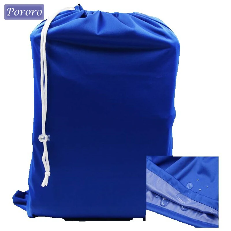 Large Capacity  Cloth Diaper Laundry Bags Waterproof Draw String Reusable Wet Dry Bags Wetbags 50x60cm