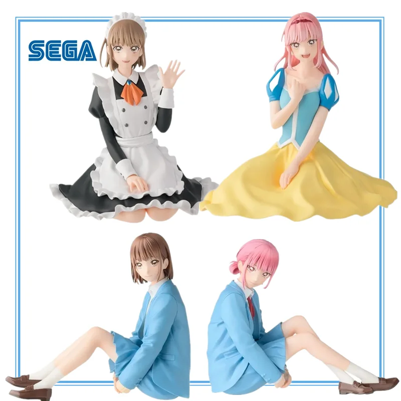 

В наличии оригинальный SEGA Blue Box Kano Chinatsu Chōno Hina PM Perching аниме модель персонажа куклы коллекция настольный орнамент игрушки