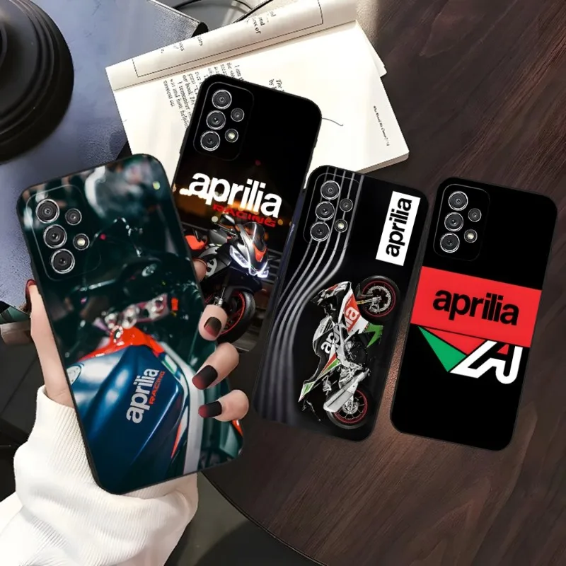 Aprilia Racing Italy Motorcycle Phone Case For Samsung Galaxy S30 S23 S22 S21 S20 Ultra Fe S10 S9 Note 20 10 Pro Plus Cover