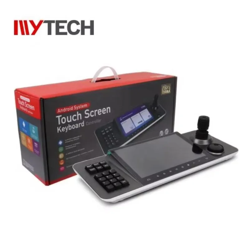 Controller Ptz CCTV per telecamera IP touch da 10,1 pollici MYtech Android YCV-41BP(T) con funzione di decodifica