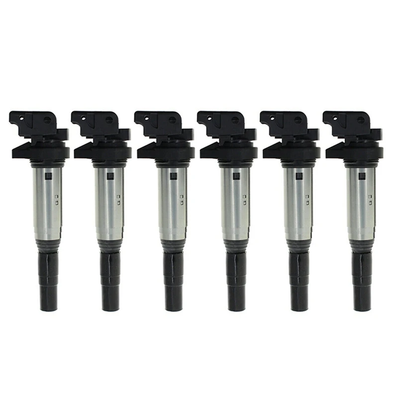 6Pcs Ignition Coil Replacement Car Accessor For BMW E81 E87 F20 F21 1 2 3 Series 12137575010 12138616153 12137594596