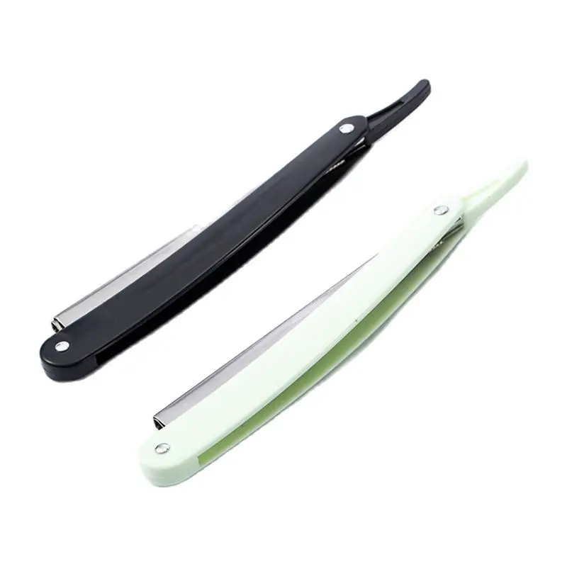 1Pcs คู่มือมืออาชีพตัดผมมีด Sharp Blade เครื่องโกนหนวดคิ้ว Eyebrow Trimmer ผม Trimmer สำหรับ Face คิ้ว Trimmers