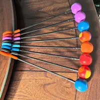 Mazo de fricción de dos o una pieza, Gong Flumi de silicona para Yoga, terapia, instrumento Muscial de percusión de meditación