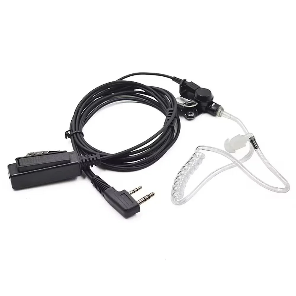 

2PCS 2 Wire Headset Earphone For Kenwood Walkie Talkie TK340D TK2212 TK2312 TK3101