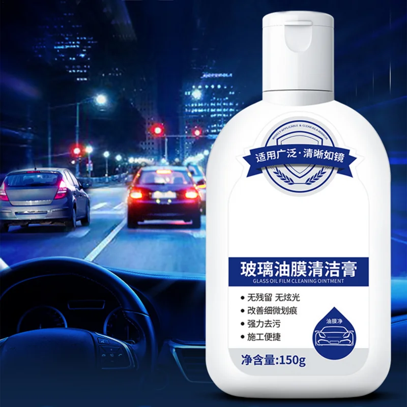 Car Glass Cleaner Windshield Oil Film Remover Gentle Auto Glass Cleaner Effective Car Oil Film Remover Windshield Glass Cleaner