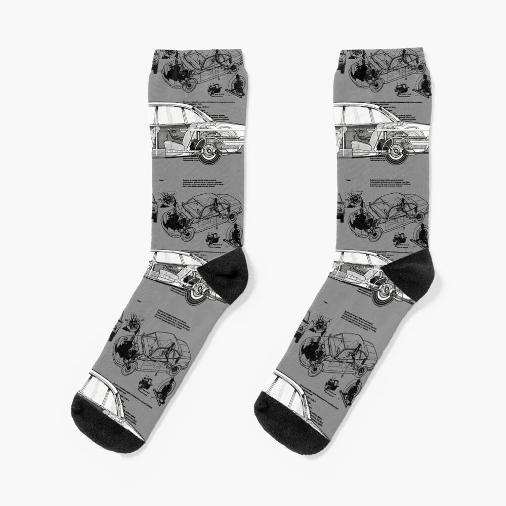 

NSU RO 80 Socks gym japanese fashion sheer Socks For Men Women's