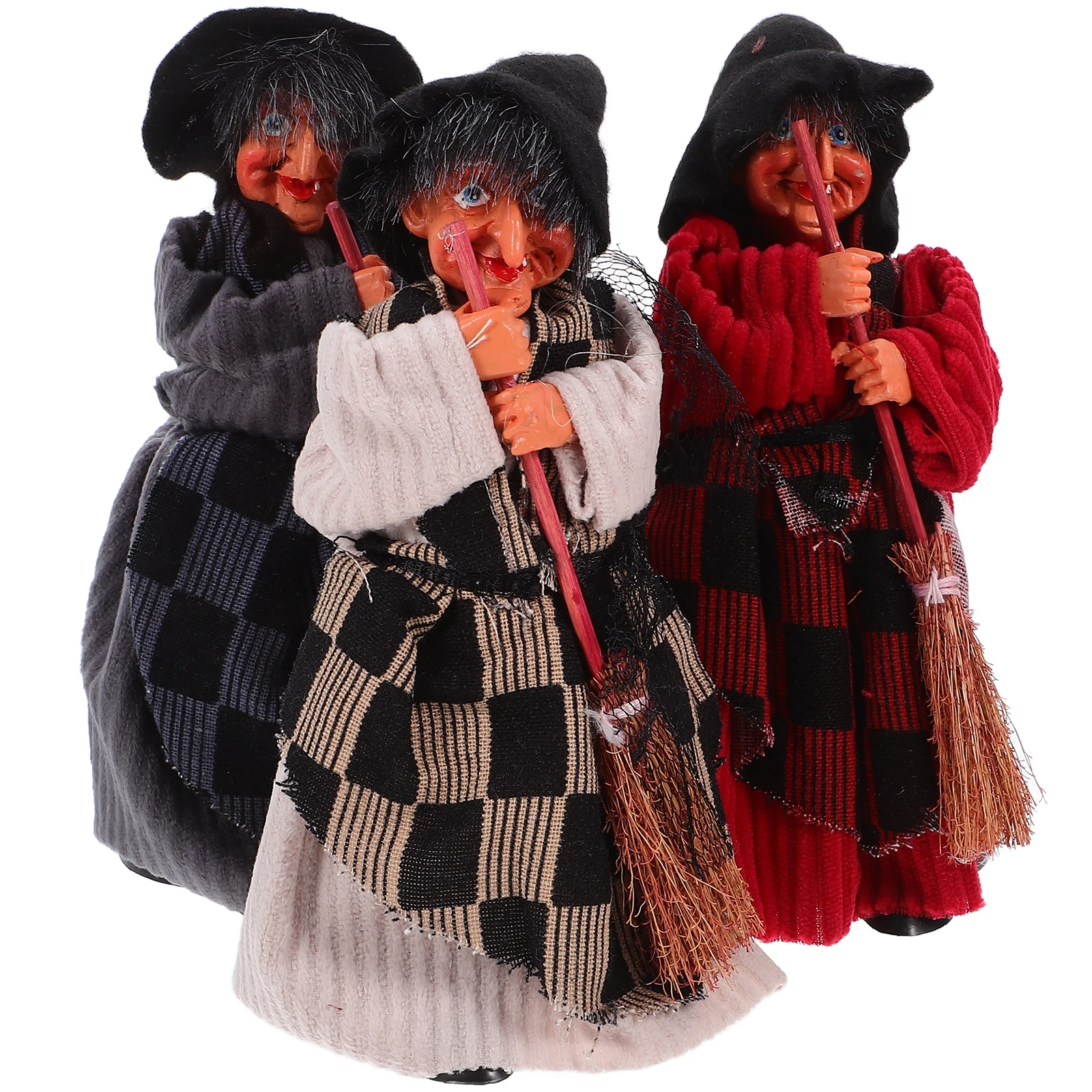 

3pcs Hanging Witch Halloween Decorative Suspended Figurines Festival Party Supplies Horrifying Home Decoration Haunted