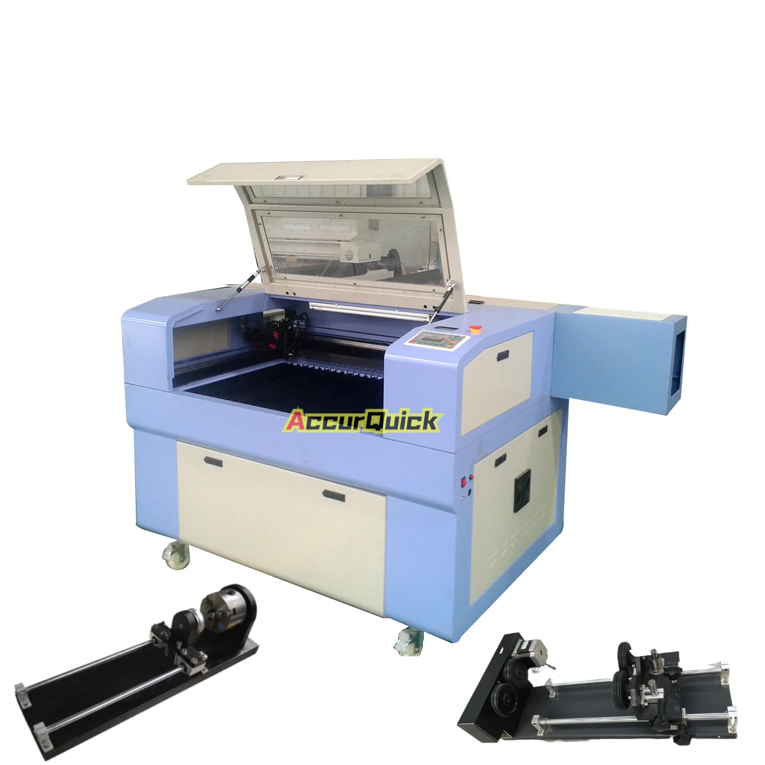 RECI 80W 100W 130W 150W Acrylic Sheet Laser Cutter And Engraver Machine with UP DOWN Table