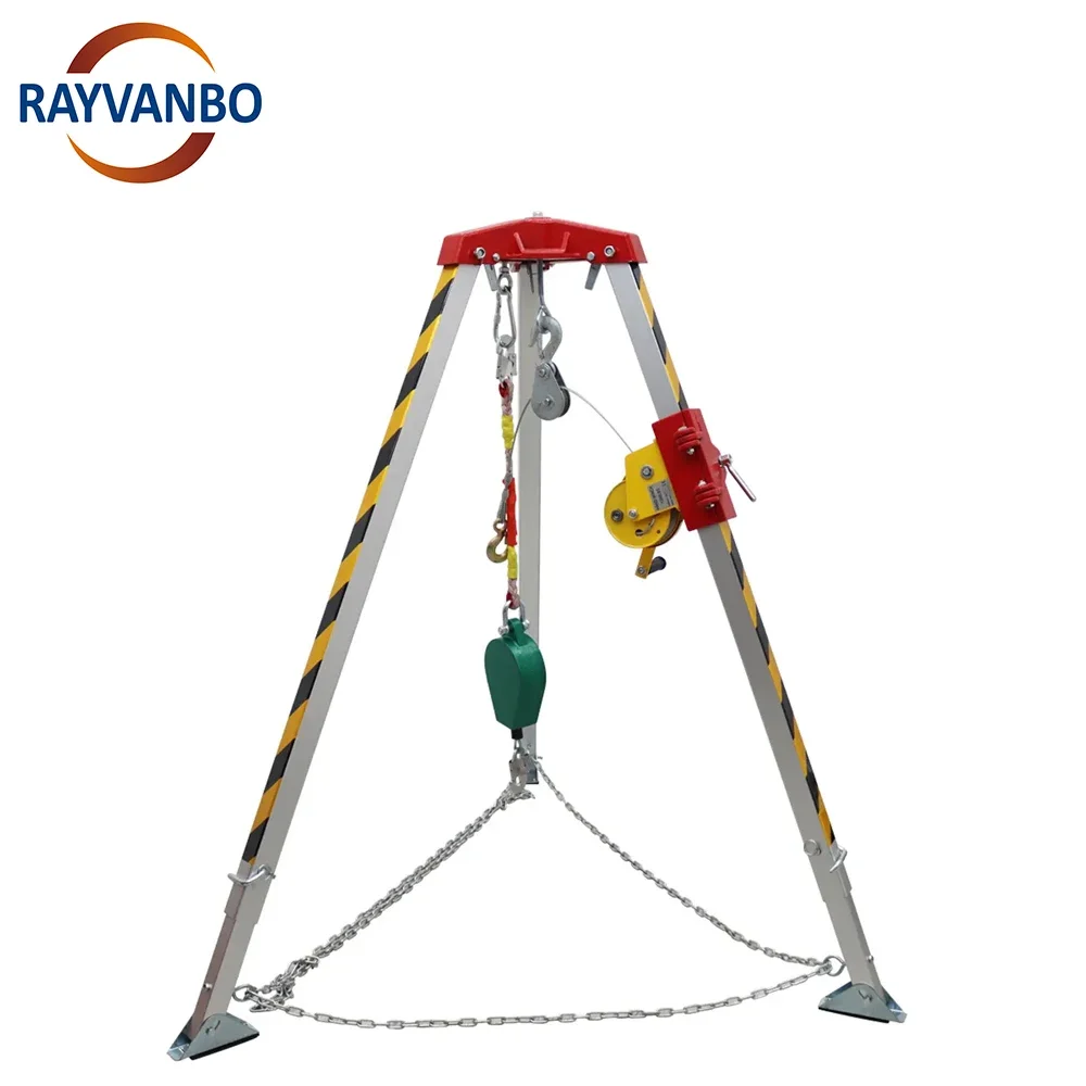 Factory Direct 2600lb Confined Space Lifting Equipment Safety Tool Rescue Tripod