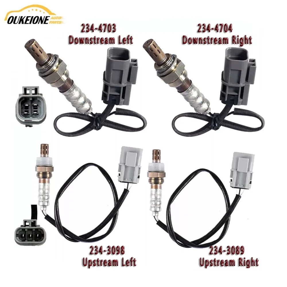 

For 2000-2003 Nissan Frontier Xterra 3.3L V6 4 Pcs Oxygen Sensor Upstream Downstream 234-4703 234-4704 234-3089 234-3098