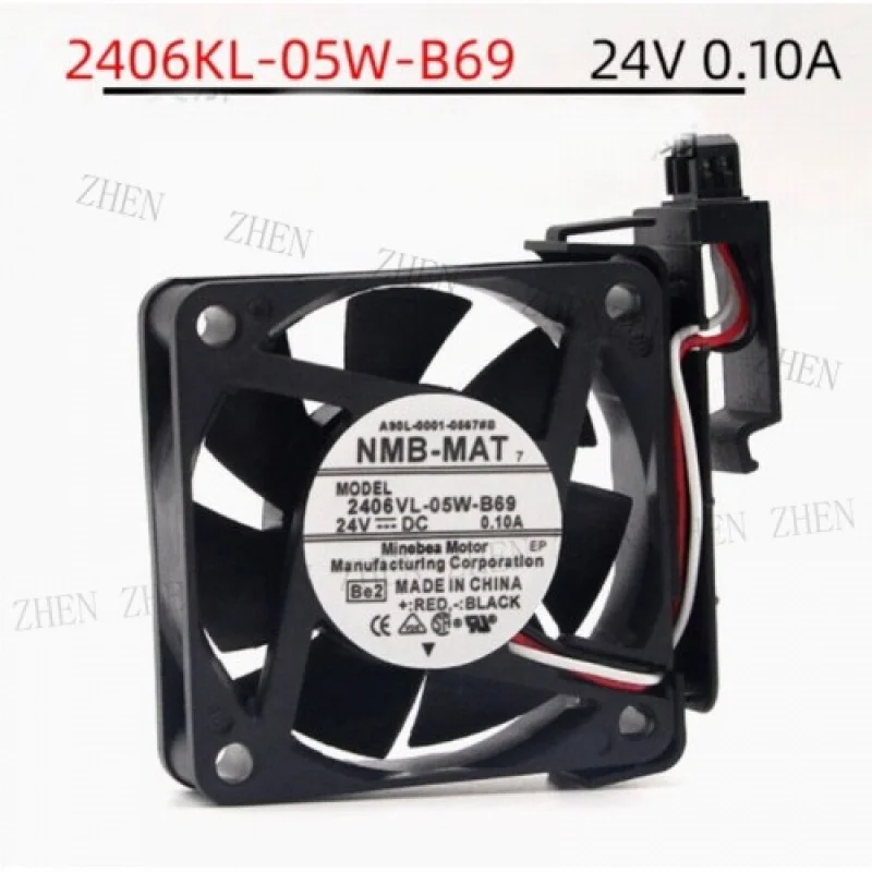 

Y 1 шт. для вентилятора NMB 2406VL-05W-B69 A90L-0001-0567 # Вентилятор Fanuc B DC 24 В 6015 6 см