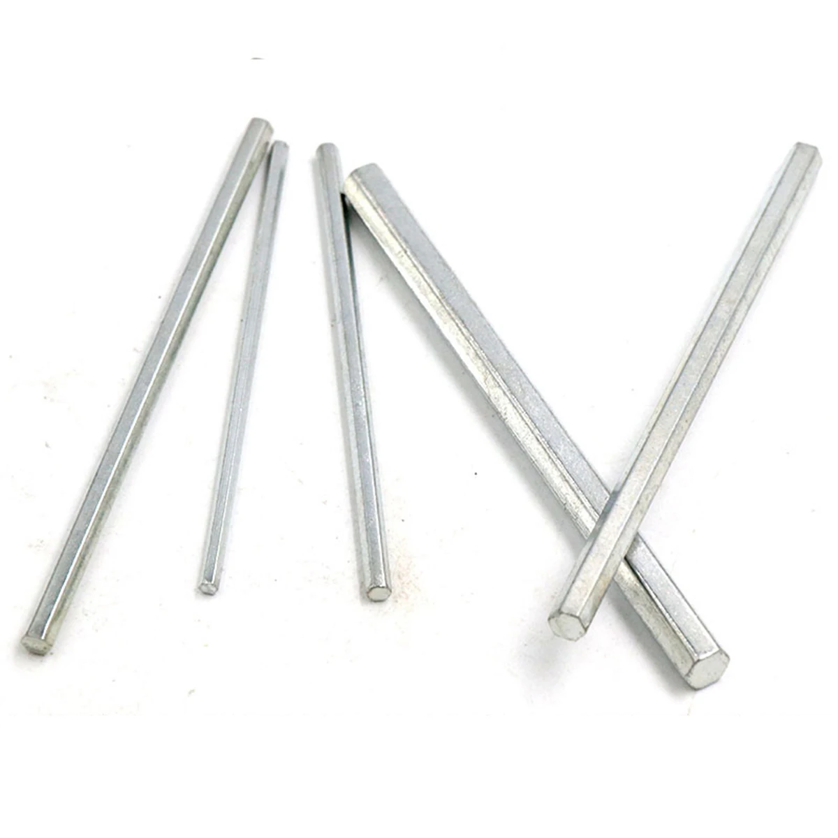 5Pcs Hexagon Vaste Slijpen As 1.5Mm 2Mm 2.5Mm 3Mm 4Mm Bal Vaststelling Naald Boeddha kralen Bodhi Ivoor Fruit Gepolijst En Vaste