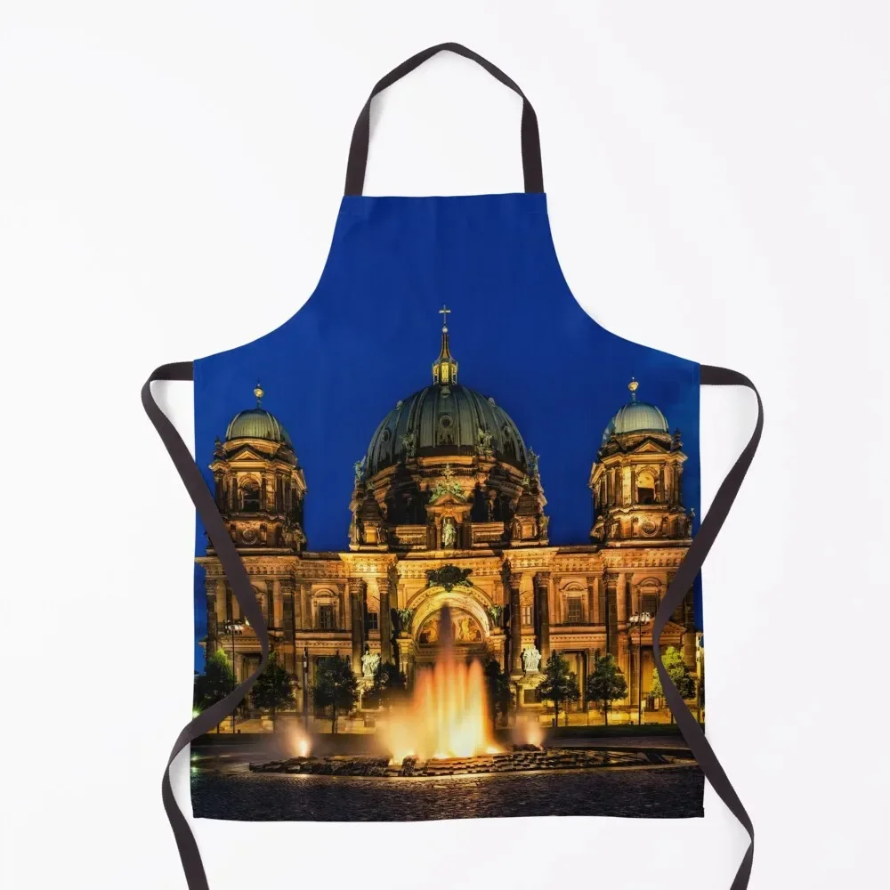 

Berlin Cathedral Apron professional hairdressing Kitchen For Men for women halloween Apron