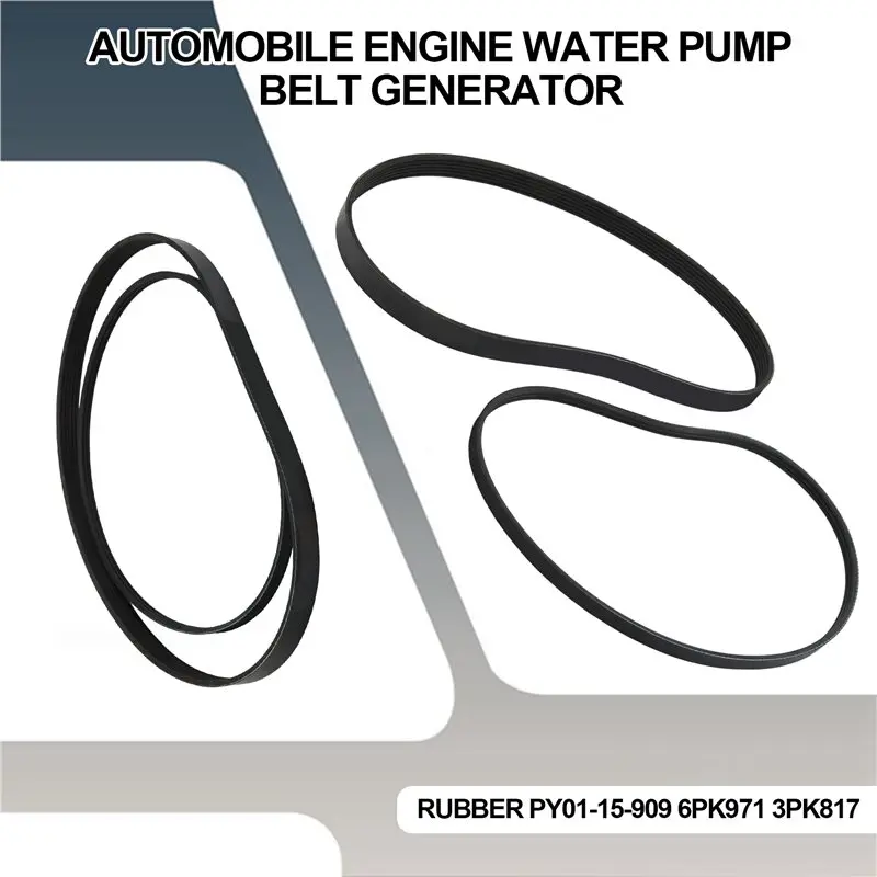 AEA6-PY01-15-909 Car Engine Water Pump Belt Alternator For Mazda 3 2014-2021 Axela CX5 2012-2021 MX-5 Mazda 6 CX8 PY3K-15-909