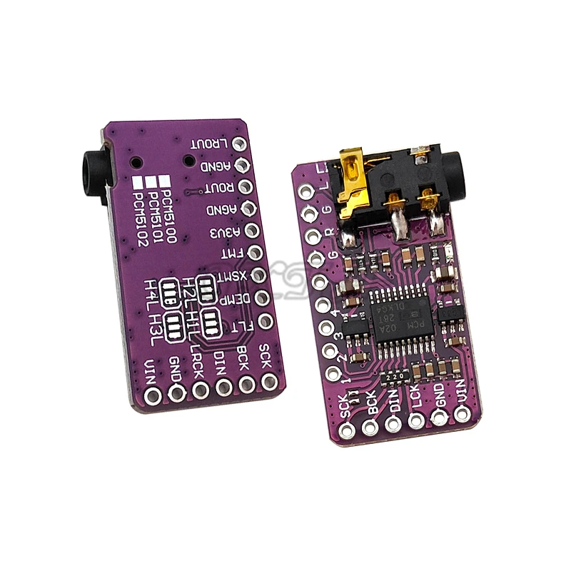 PCM5102 DAC Audio Decoding Module 12S IIS Microcontroller Digital Audio Player PCM5 102A DAC And Raspberry Pi 12S Interface Use