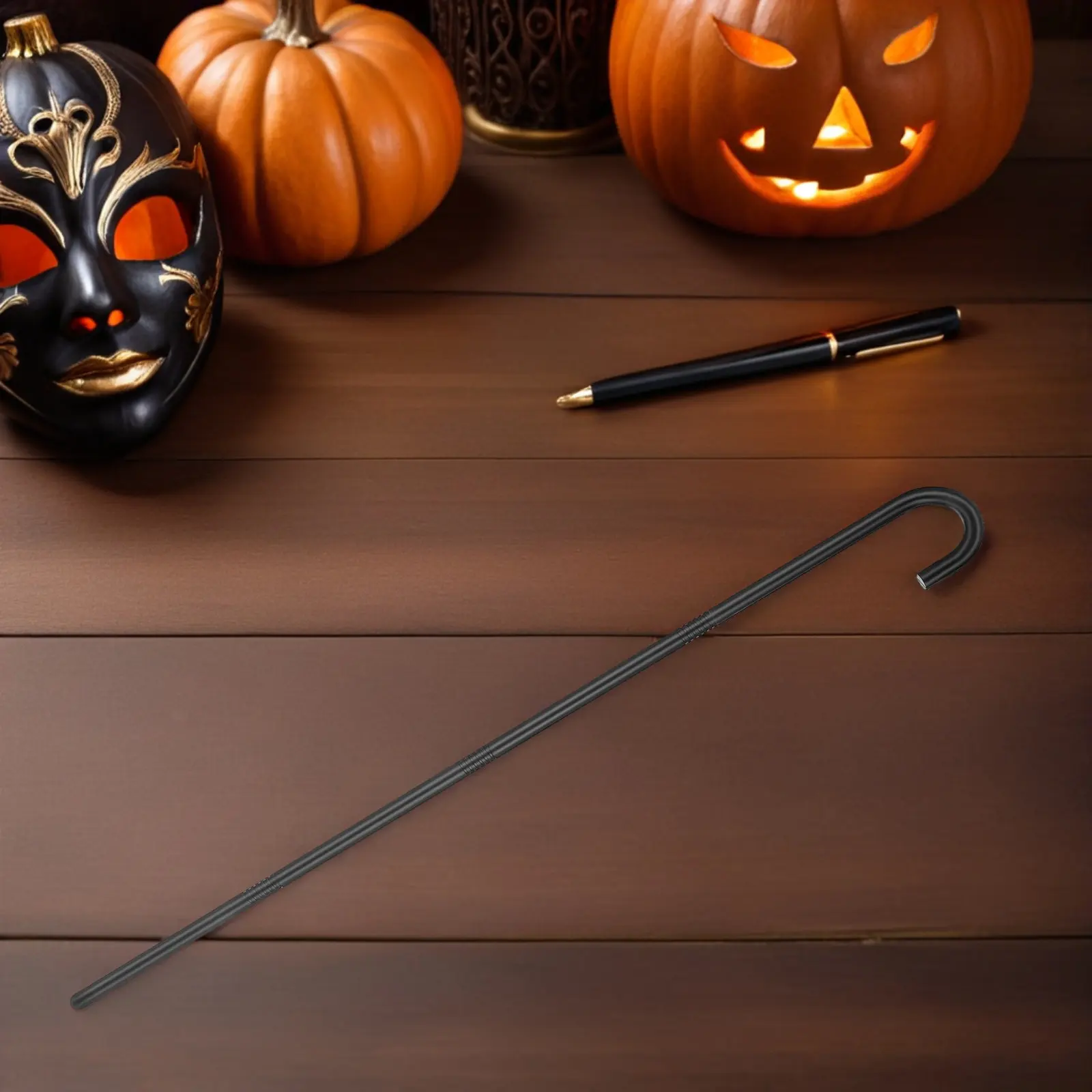 

Набор из 4 элегантных черных тростей-костюмных реквизитов для сцены, костюмированных представлений, косплея и вечеринок