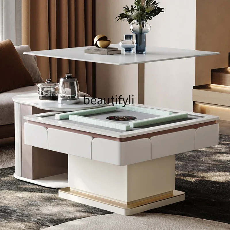 

Lifting coffee table mahjong machine dining table dual-purpose automatic bass electric mahjong table