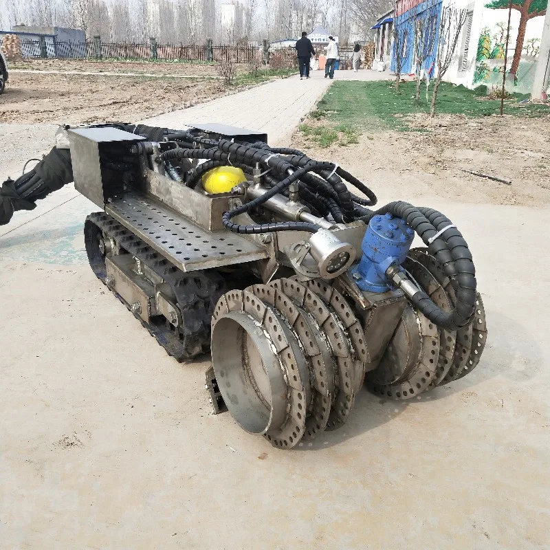 Mini-Tauch-Baggerroboter Wasserdichtes Fahrgestell mit Raupenantrieb Professioneller Baggerroboter