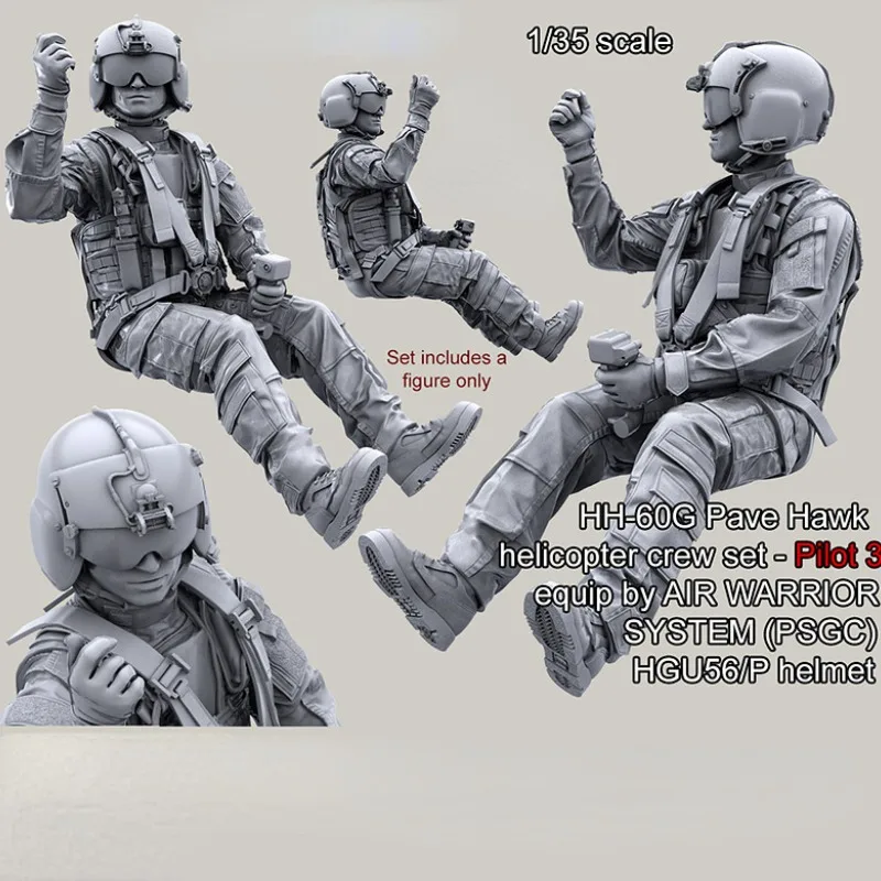 1:35 Die Cast Resin Figure Model Assembly Kit Soldier Model Needs Assembly Unpainted Free Shipping (1 Person)