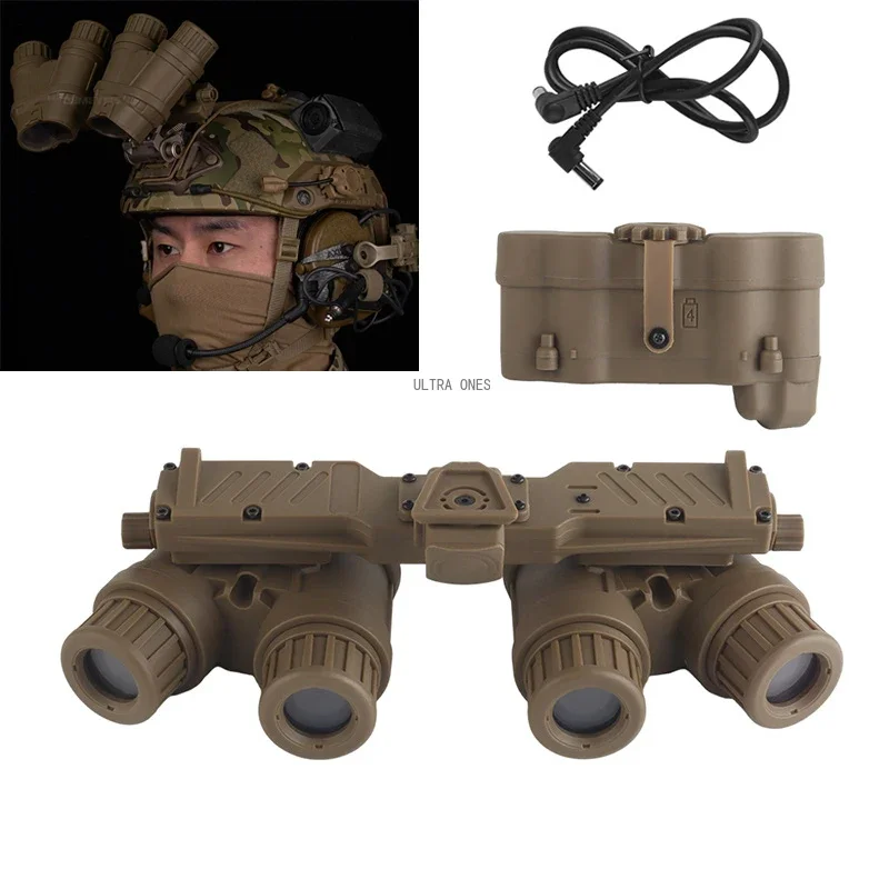 

GPNVG 18 Night Vision Goggles DUMMY Model No Function Tactical Hunting Airsoft Helmet NVG Model Combat CS Helmets Accessories