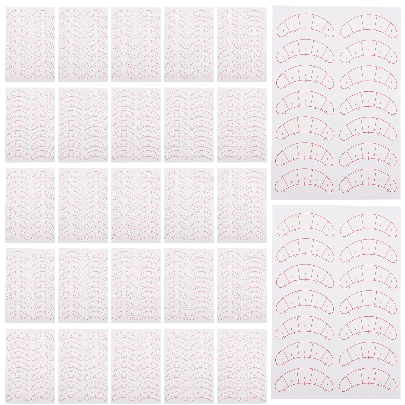 Lash Mapping Sticker - 3 Bags Eyelash Extension Pads High