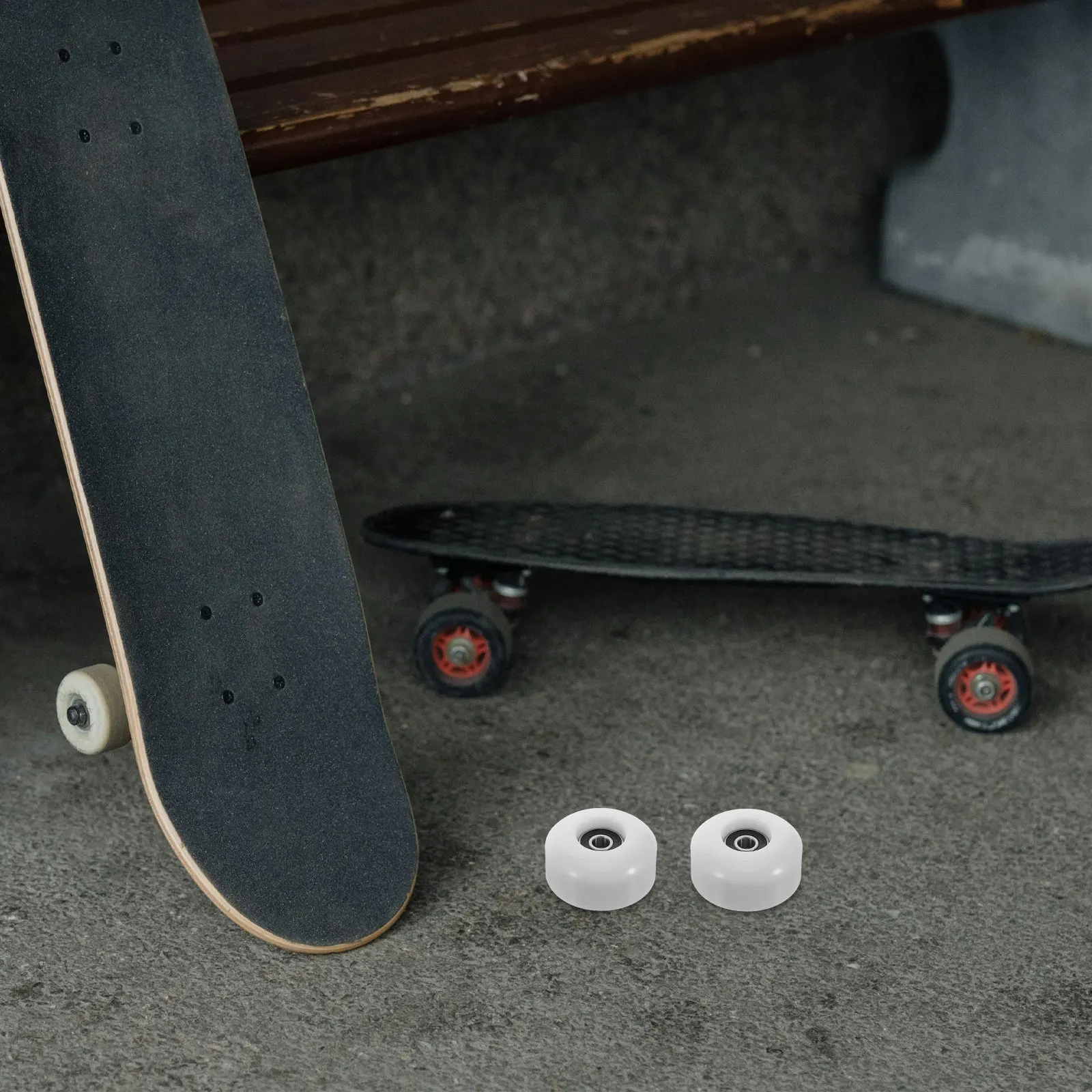 

2Pcs 95A PU Skateboard Wheels Street Replacement Set Professional Smooth Riding Wheels for Skateboard Cruisers and Tricks