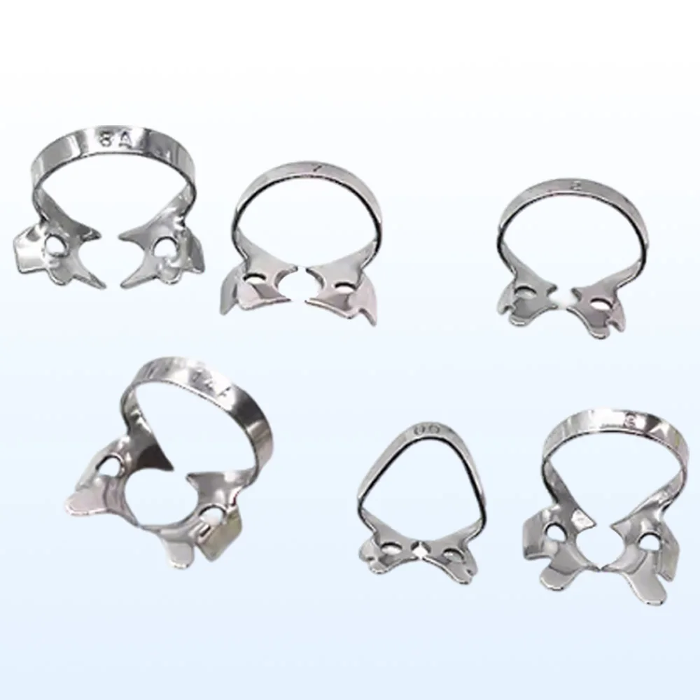 

Dental Endo Clamp Size 50 Stainless Steel Rubber Dam Retainer for Anterior Teeth Procedures Endodontics Orthodontics