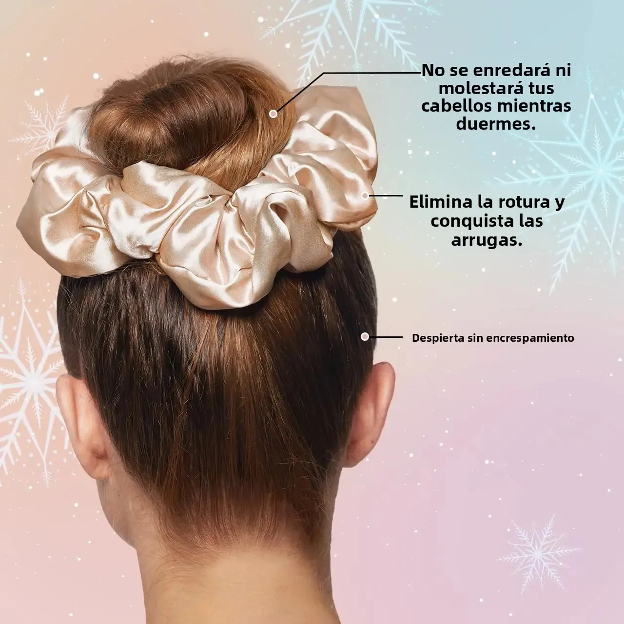Coleteros de Satén de Seda Elásticos para Mujer, Sujetadores de Cola de Caballo, Ideales para Coletas Altas, Cuidado del Cabello, Pinzas para el Cabello