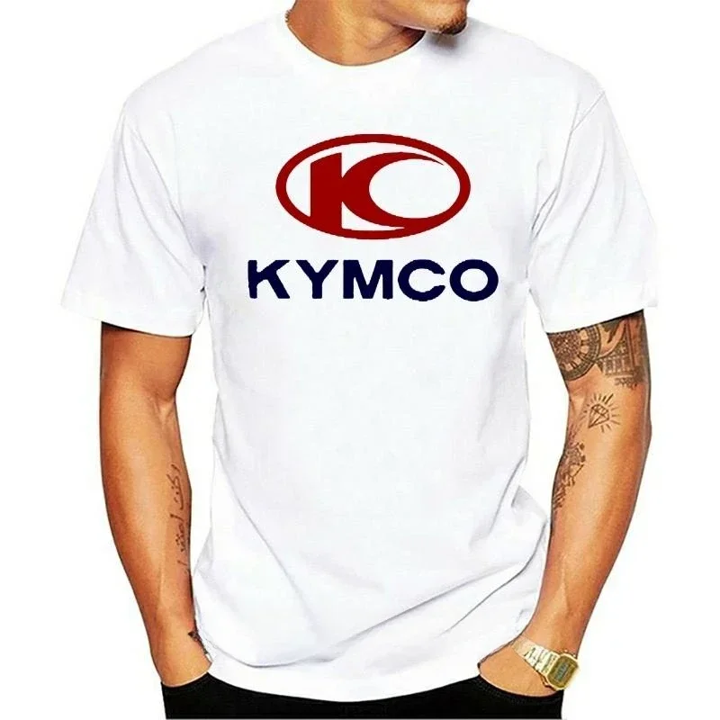 Funny Graphic Tee Shirt Round Neck Casual Clothing Fashion Classics Kymco Logo Mens T-shirt Summer Cotton Printed Short Sleeves