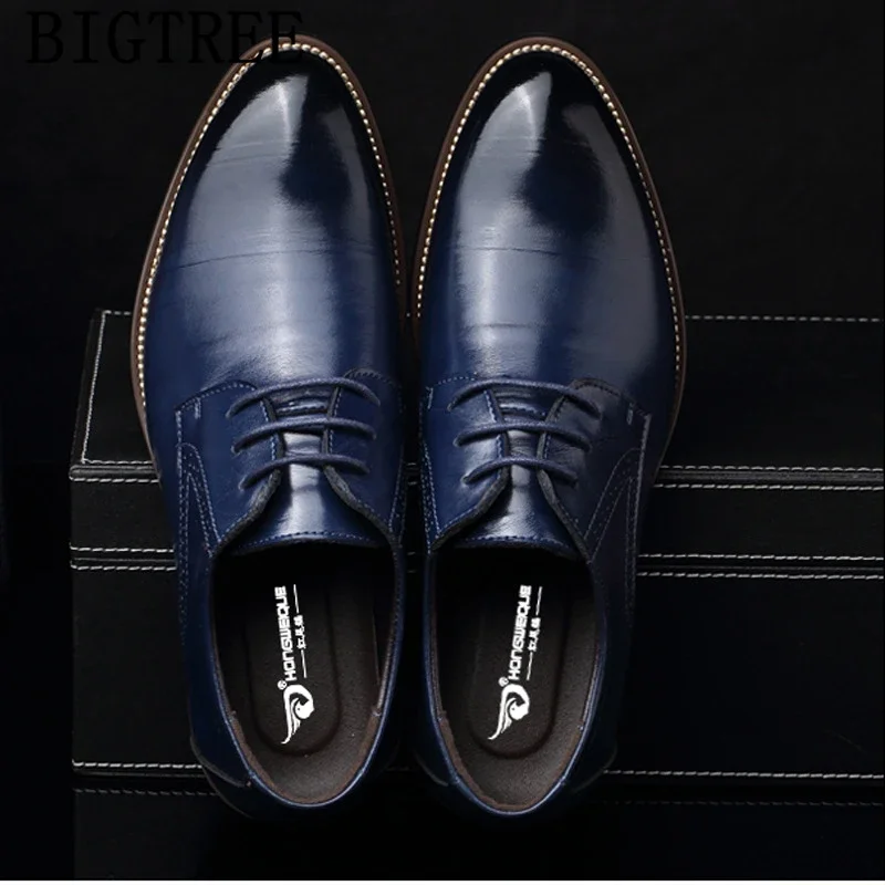 2024 Italian Genuine Leather Men Shoes Classic Wedding Dress Shoes For Men Elegant Business Shoes Men Formal Erkek Ayakkabi