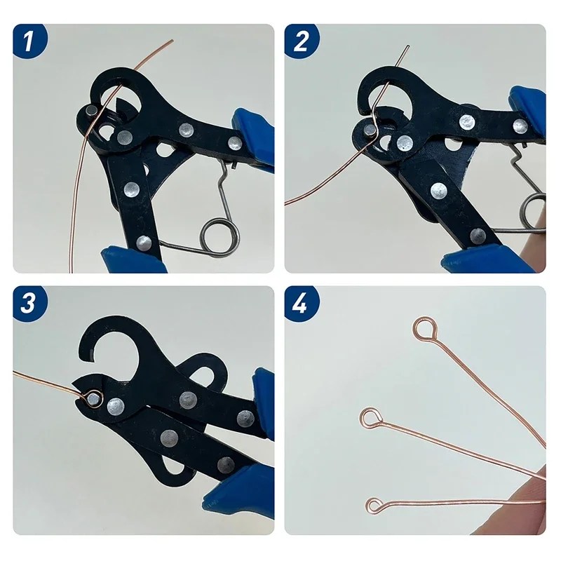 سلك المتداول ذو طيات C حلقة ذو طيات 1.5 مللي متر 2.25 مللي متر 3 مللي متر سلك جولة الأنف لف مجوهرات إصلاح DIY بها بنفسك صنع الأقراط أساور القلائد