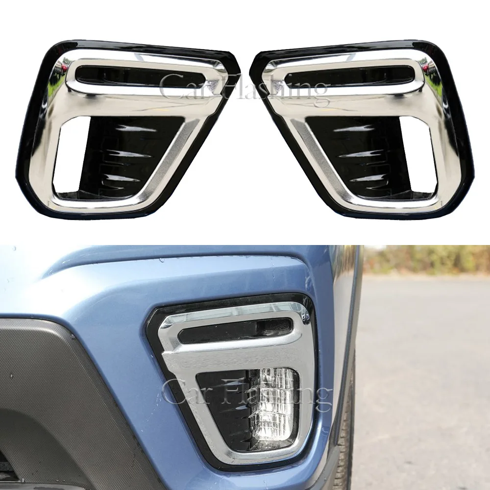 

For Subaru 19-21 Forester Fog Lamp Cover Front Fog Lamp Frame Electroplated Frame Small Lamp Anti fog Lamp