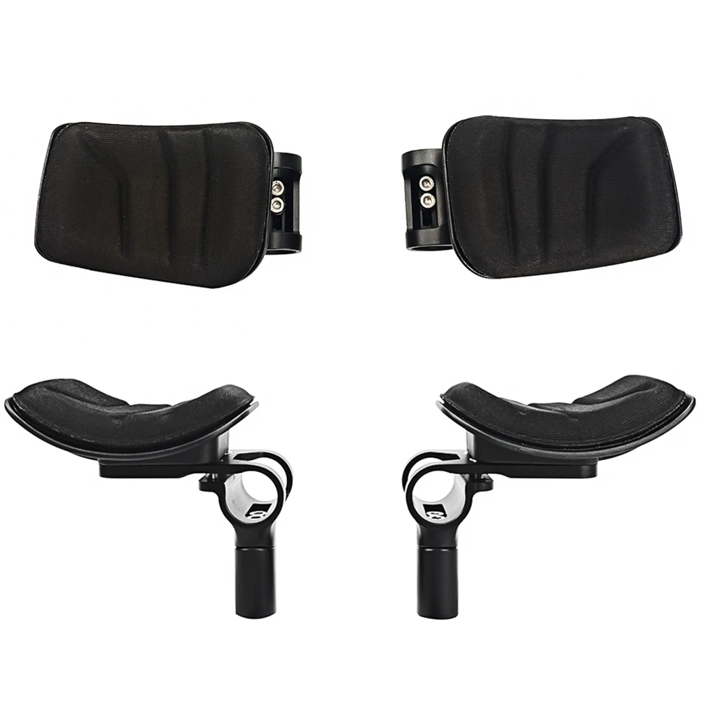

Black Foam Pro Handlebar Pads 103x77mm Replacement Cushions For Triathlon Aerobars Elbow Rest Cycling Bike Accessories Parts