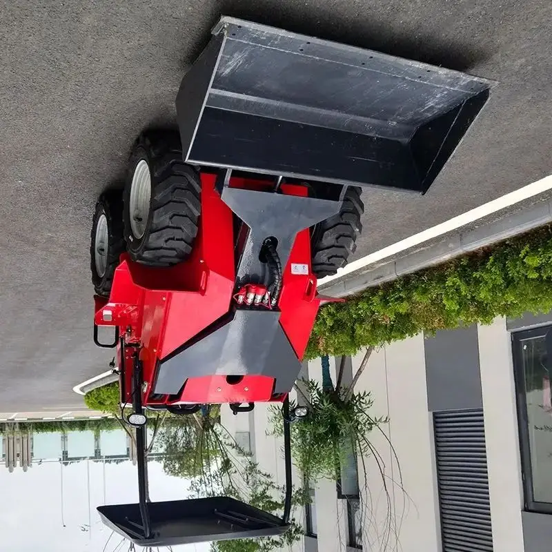 견고한 스키드 스티어 로더: 중단 없이 고강도 작업에 적응 가능