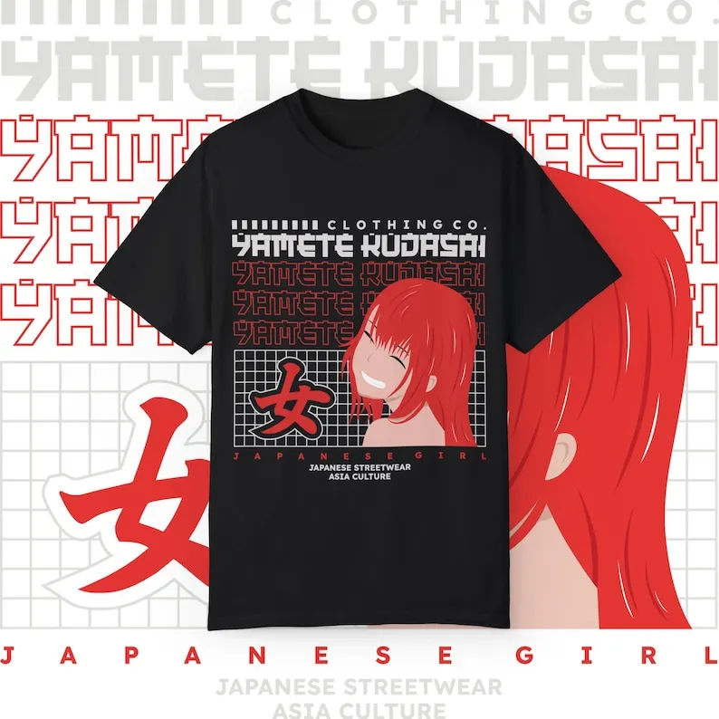 

Japanese Streetwear Shirt Anime Merch Y2k Clothes Japanese Streetstyle tshirt Japan Manga Graphic T-shirt Gift Idea Unisex