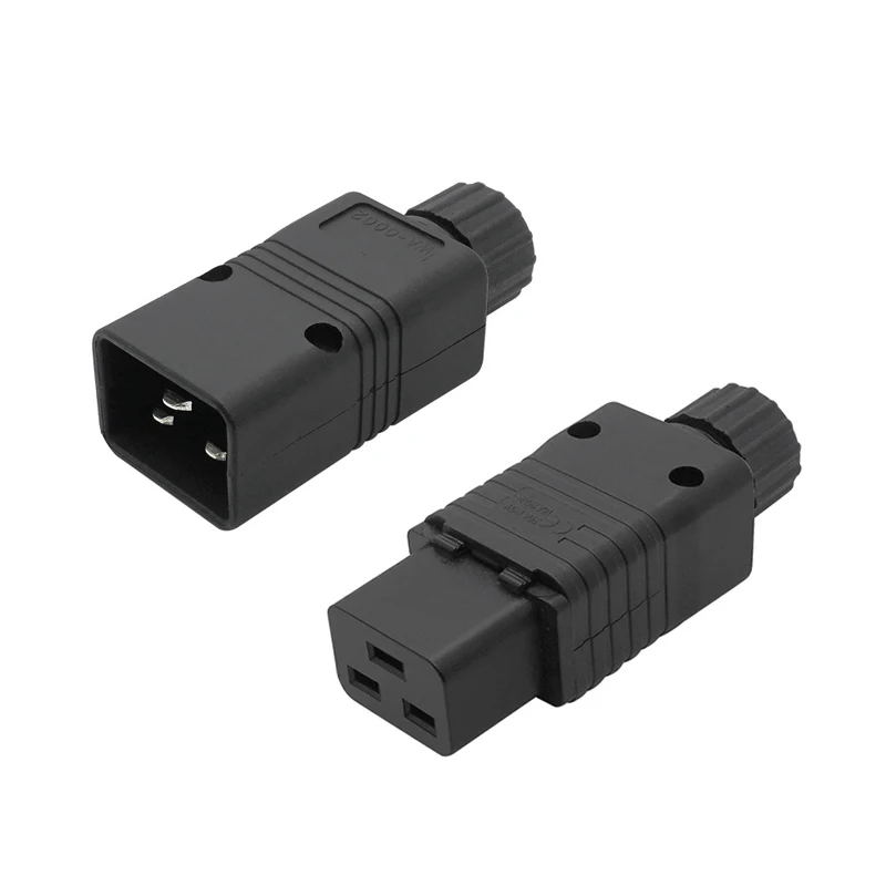 

16A 250V power plug IEC320-C19 C20 female male industrial electric plug for PDU/UPS
