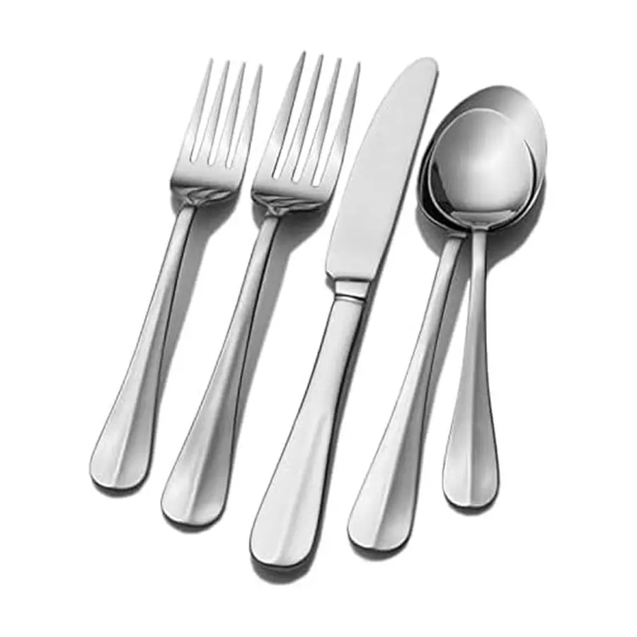 

Everyday Simplicity 53Piece Stainless Steel Flatware Set, Service for 8