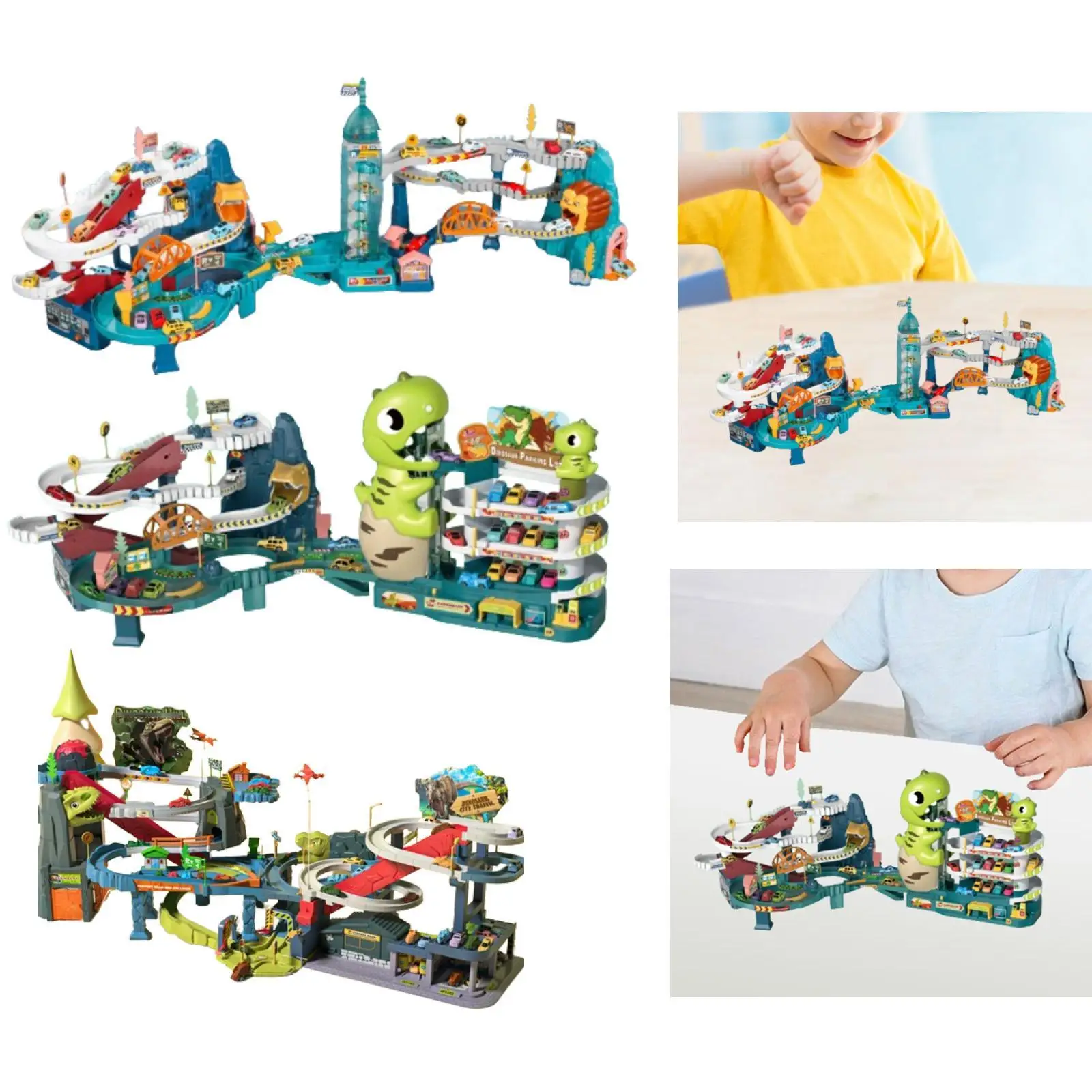 Dinosaurier-Spielzeug, Feinmotorik, flexibles Gleis-Spielset, Dinosaurier-Track-Spielzeug für Kleinkinder, Kinder, Jungen, Mädchen, Kindergarten, Geburtstagsgeschenk