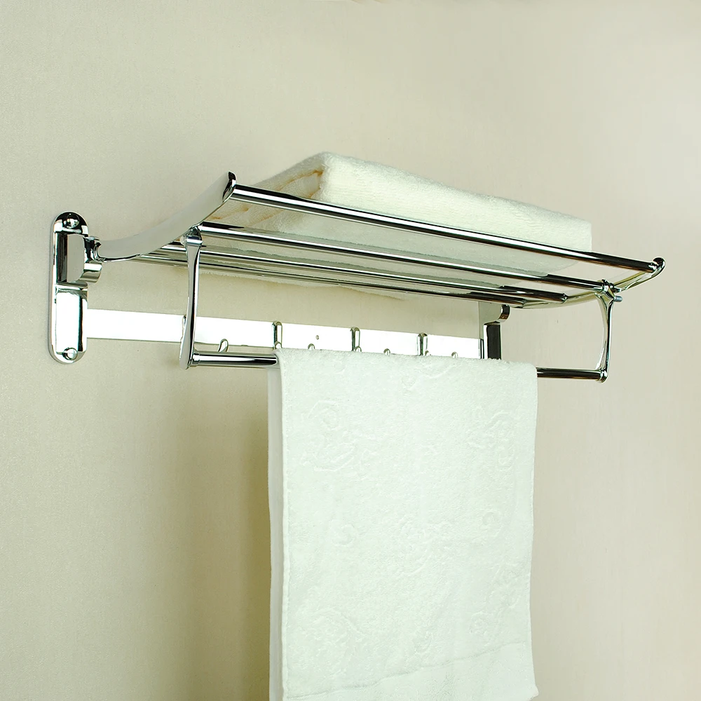 

3 to choose from! Folding towel rack 304 stainless steel bath towel rack Toilet bath towel rack Bathroom shelf