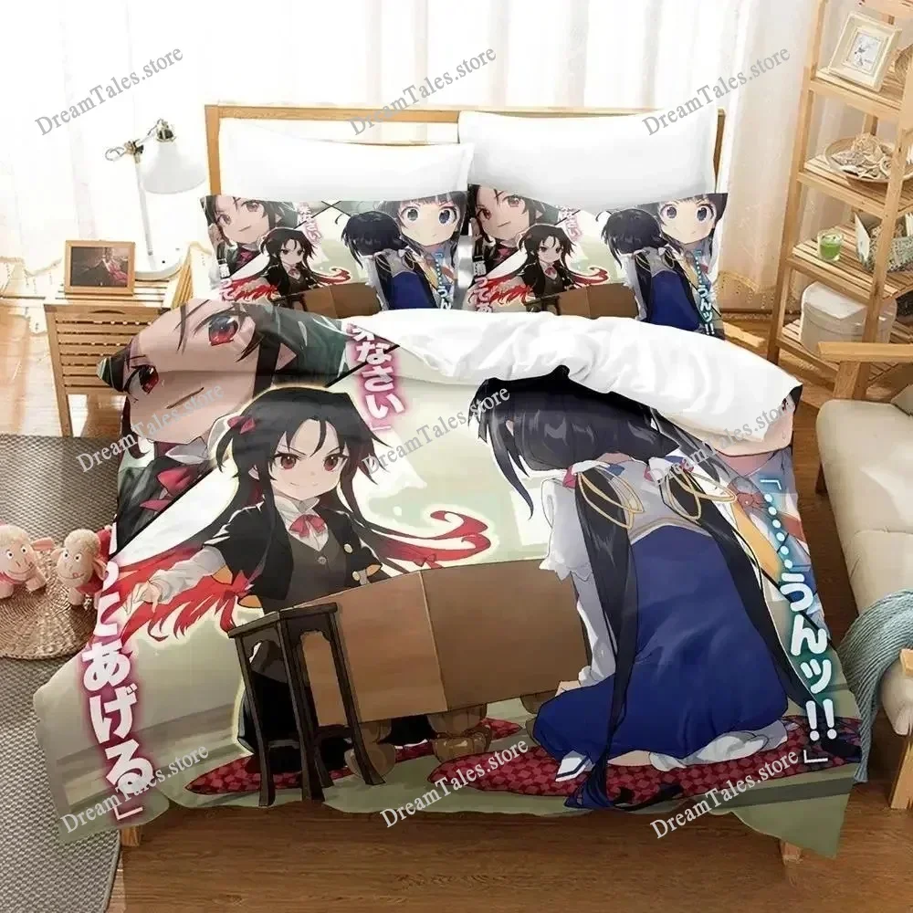 

The Ryuo's Work Is Never Done! Cartoon Poster Sheets Quilt Covers Bedding Dormitory Sheets Bedding Set Soft Warm Bedding Set741