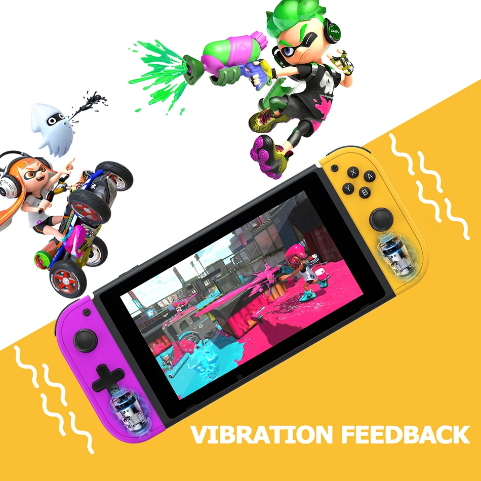 무선 블루투스 컨트롤러 게임패드, N 스위치용 핸들 그립 컨트롤러, 게임 스위치용 조이스틱 컨트롤