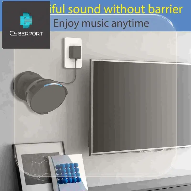 1 PCS ABS Audio Speakers Bracket Wall Mounted Speaker Support For Amazon Echo  Black