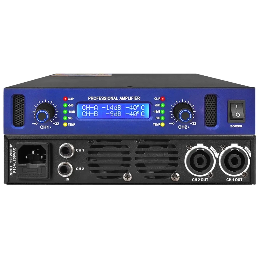 

Mini 600W*2 Class D Power Amplifier 1u Size Home Audio Amplifier