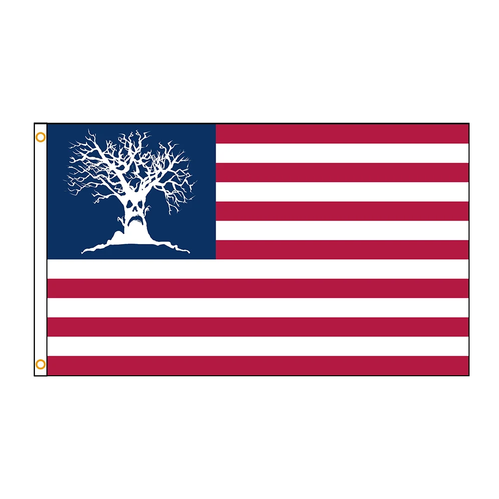 90x150cm 3X5FT Sematary Haunted Mound Harold The Tree USA Flag Polyester Printed Banner For Decoration