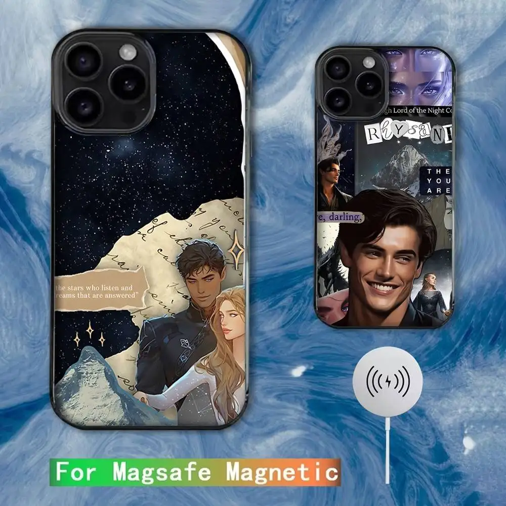 

A Court of Mist and Fury Phone Case For iPhone 17,16,15,14,13,12,11,Pro,Max,Plus,Mini,SE4,E Magnetic Magsafe Wireless Charging