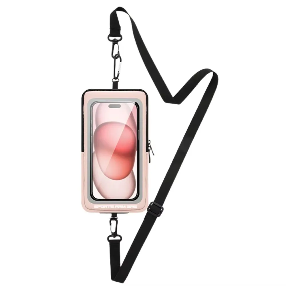 

Touchable Phone Arm Bands Arm/Wrist/shoulder 7inch Unisex Cell Phone Armbands Elastic Waterproof Storage Bag Wristbands Carrier