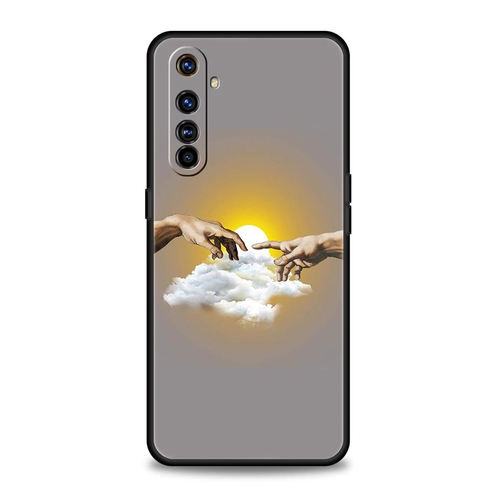 Art Aesthetic David Eyes Phone Case for Realme 8 9 Pro Plus 8i 9i 6 7 GT2 C21 C25 C3 C11 11 Pro 5G Plus Shockproof Silicon Shell